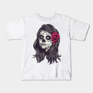 La Catrina - Dia De Los Muertos Kids T-Shirt